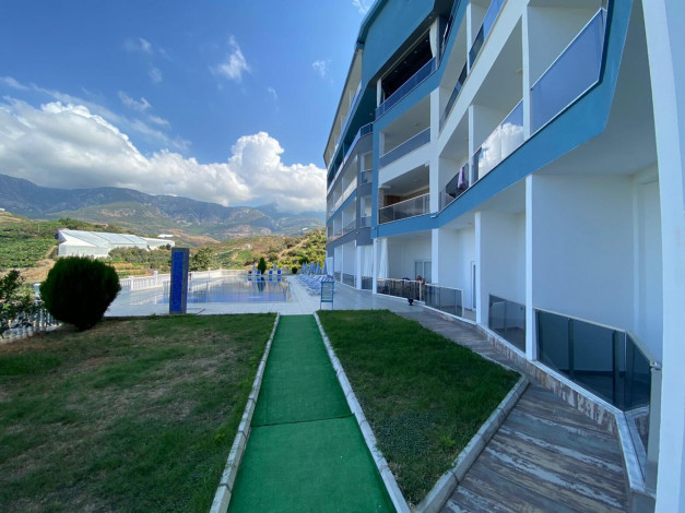 Студия с мебелью с частичным видом на море в живописном районе Каргыджак, 37 м2 - Ракурс 2