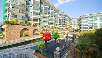 Садовый дуплекс 3+1 - 245 м² с видом на море. Каргыджак, Алания - Ракурс 33