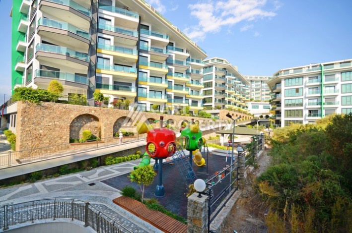 Садовый дуплекс 3+1 - 245 м² с видом на море. Каргыджак, Алания - Ракурс 32