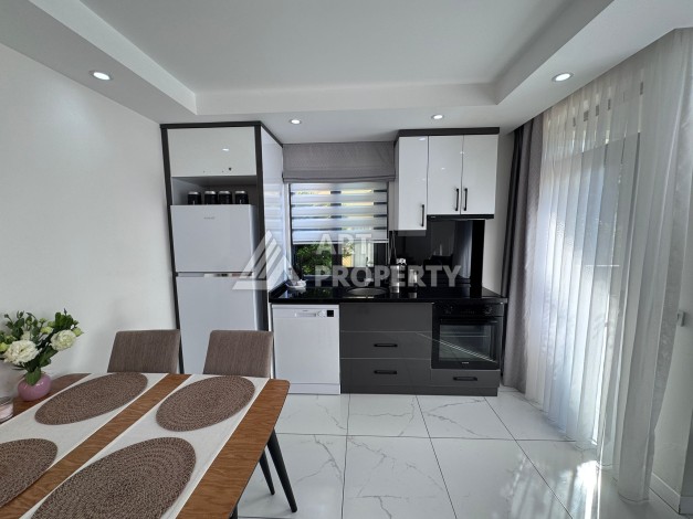 Меблированная квартира 1+1 у пляжа Клеопатры, 47 кв.м - Ракурс 5