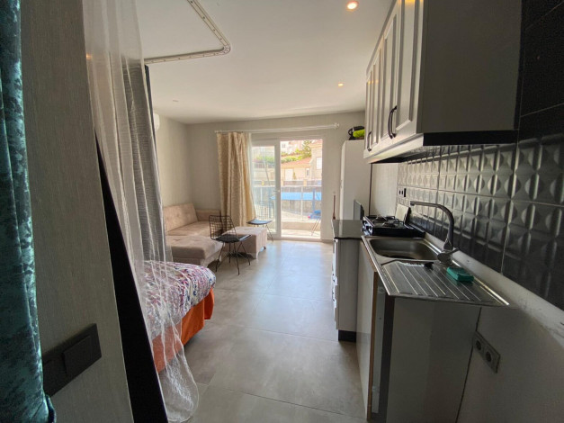 Студия с мебелью с частичным видом на море в живописном районе Каргыджак, 37 м2 - Ракурс 9