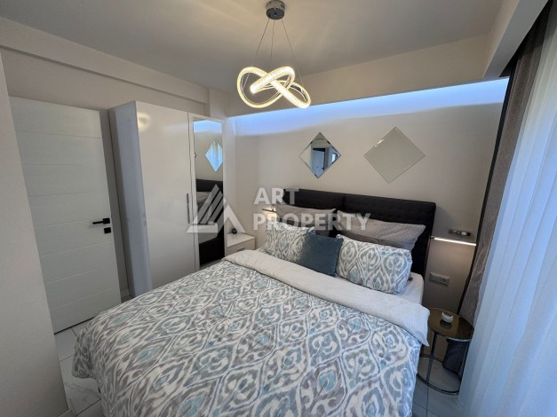 Меблированная квартира 1+1 у пляжа Клеопатры, 47 кв.м - Ракурс 8