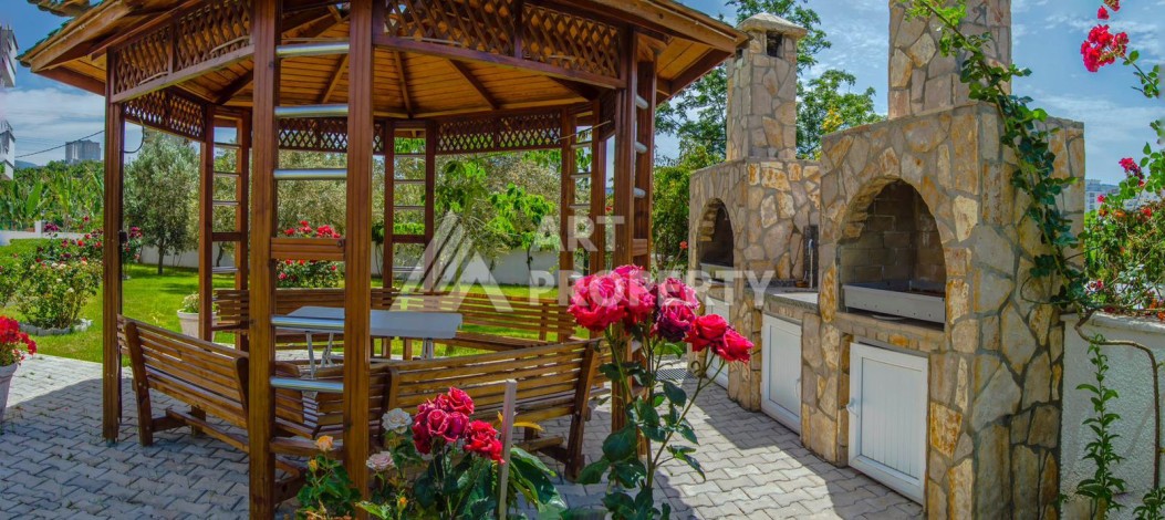 Квартира 1+1 с видом на море в Махмутларе, 70 кв.м. - Ракурс 11