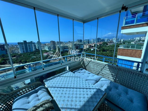 Квартира 1+1 с видом на море в Махмутларе, 70 кв.м. - Ракурс 21