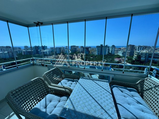 Квартира 1+1 с видом на море в Махмутларе, 70 кв.м. - Ракурс 23