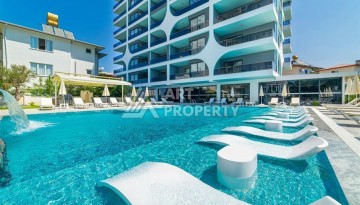 2+1 с полной панорамой на море, крепость и горы — 120 м² на 10 этаже в Махмутларе - Ракурс 1