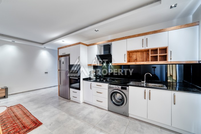 2+1 с полной панорамой на море, крепость и горы — 120 м² на 10 этаже в Махмутларе - Ракурс 2