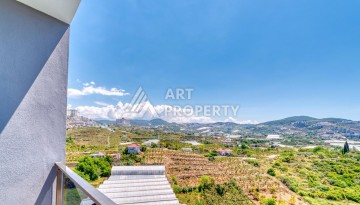 2+1 с полной панорамой на море, крепость и горы — 120 м² на 10 этаже в Махмутларе - Ракурс 11