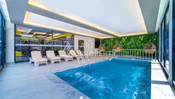 2+1 с полной панорамой на море, крепость и горы — 120 м² на 10 этаже в Махмутларе - Ракурс 17