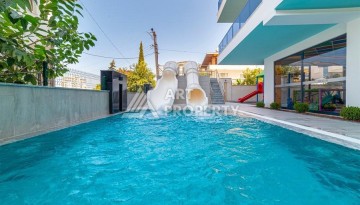 2+1 с полной панорамой на море, крепость и горы — 120 м² на 10 этаже в Махмутларе - Ракурс 19