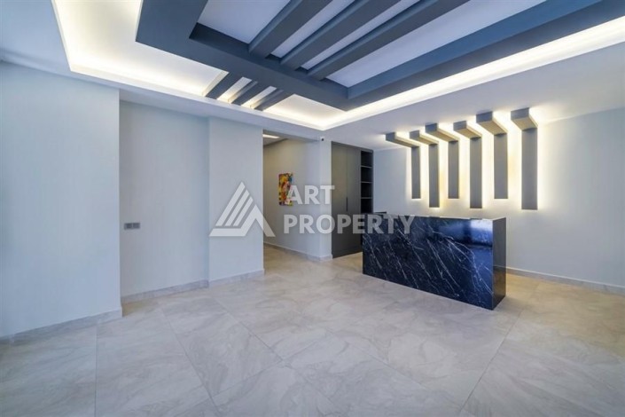 2+1 с полной панорамой на море, крепость и горы — 120 м² на 10 этаже в Махмутларе - Ракурс 23