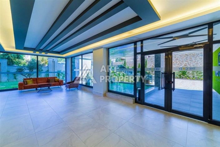 2+1 с полной панорамой на море, крепость и горы — 120 м² на 10 этаже в Махмутларе - Ракурс 25