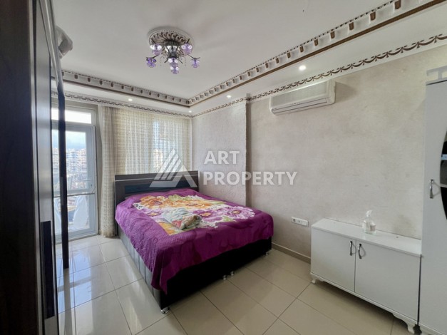 Просторная 2+1 квартира 110 м² на 9 этаже с панорамным видом на море и крепость, в 70 метрах от пляжа, с бассейном и развитой инфраструктурой - Ракурс 3