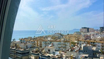 Просторная 2+1 квартира 110 м² на 9 этаже с панорамным видом на море и крепость, в 70 метрах от пляжа, с бассейном и развитой инфраструктурой - Ракурс 7