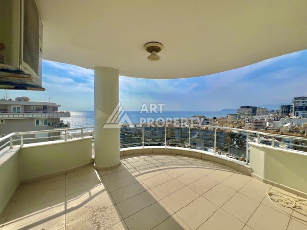 Просторная 2+1 квартира 110 м² на 9 этаже с панорамным видом на море и крепость, в 70 метрах от пляжа, с бассейном и развитой инфраструктурой - Ракурс 10