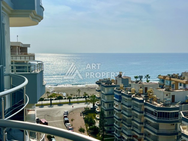 Просторная 2+1 квартира 110 м² на 9 этаже с панорамным видом на море и крепость, в 70 метрах от пляжа, с бассейном и развитой инфраструктурой - Ракурс 13