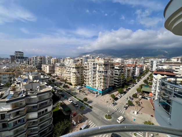 Просторная 2+1 квартира 110 м² на 9 этаже с панорамным видом на море и крепость, в 70 метрах от пляжа, с бассейном и развитой инфраструктурой - Ракурс 14