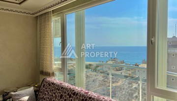 Просторная 2+1 квартира 110 м² на 9 этаже с панорамным видом на море и крепость, в 70 метрах от пляжа, с бассейном и развитой инфраструктурой - Ракурс 19