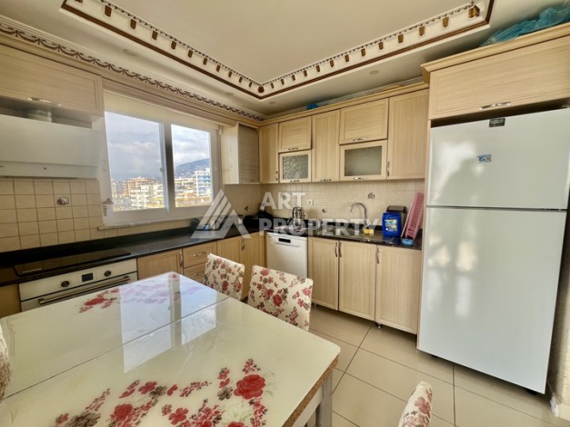 Просторная 2+1 квартира 110 м² на 9 этаже с панорамным видом на море и крепость, в 70 метрах от пляжа, с бассейном и развитой инфраструктурой - Ракурс 19