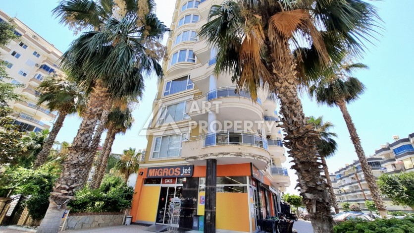 Просторная 2+1 квартира 110 м² на 9 этаже с панорамным видом на море и крепость, в 70 метрах от пляжа, с бассейном и развитой инфраструктурой - Ракурс 24