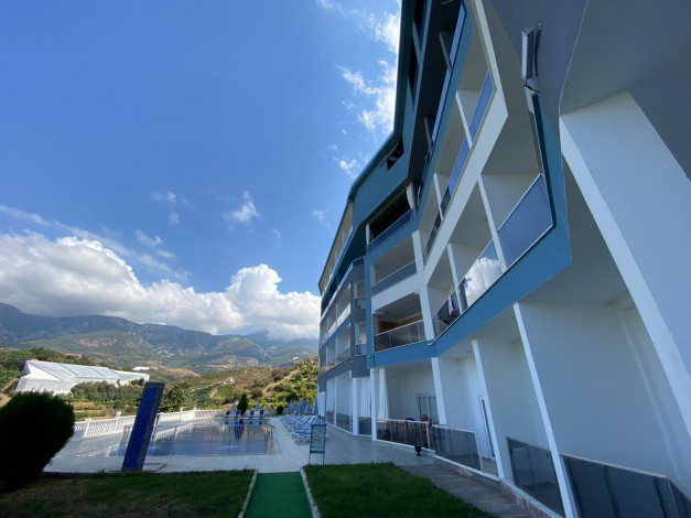 Студия с мебелью с частичным видом на море в живописном районе Каргыджак, 37 м2 - Ракурс 24