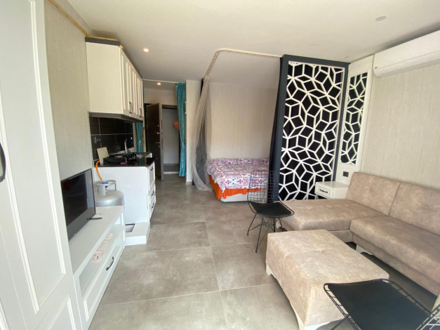 Студия с мебелью с частичным видом на море в живописном районе Каргыджак, 37 м2 - Ракурс 26