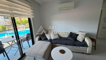 Квартира 1+1, 58 м², меблированная, с видом на бассейн и инфраструктурой комплекса - Ракурс 1