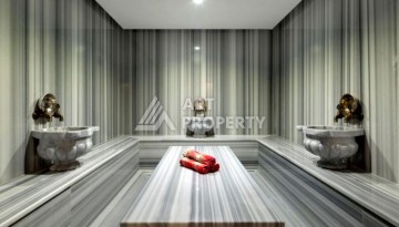 Квартира 1+1, 58 м², меблированная, с видом на бассейн и инфраструктурой комплекса - Ракурс 9