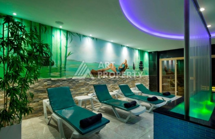 Квартира 1+1, 58 м², меблированная, с видом на бассейн и инфраструктурой комплекса - Ракурс 9