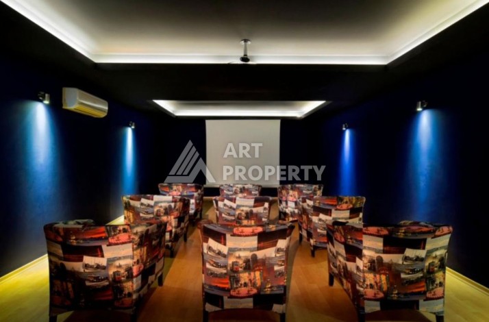 Квартира 1+1, 58 м², меблированная, с видом на бассейн и инфраструктурой комплекса - Ракурс 11