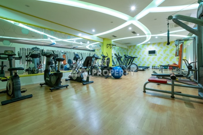 Квартира 1+1, 58 м², меблированная, с видом на бассейн и инфраструктурой комплекса - Ракурс 12