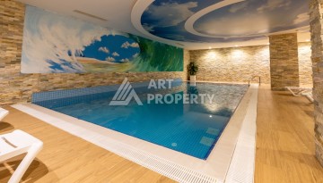 Квартира 1+1, 58 м², меблированная, с видом на бассейн и инфраструктурой комплекса - Ракурс 14