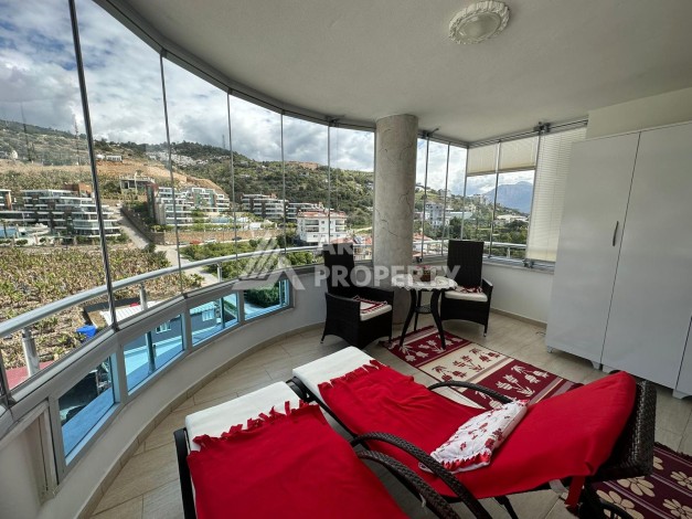 Просторная квартира 2+1 с видом на море в комплексе в районе Джикджилли — подходит под ВНЖ. - Ракурс 8