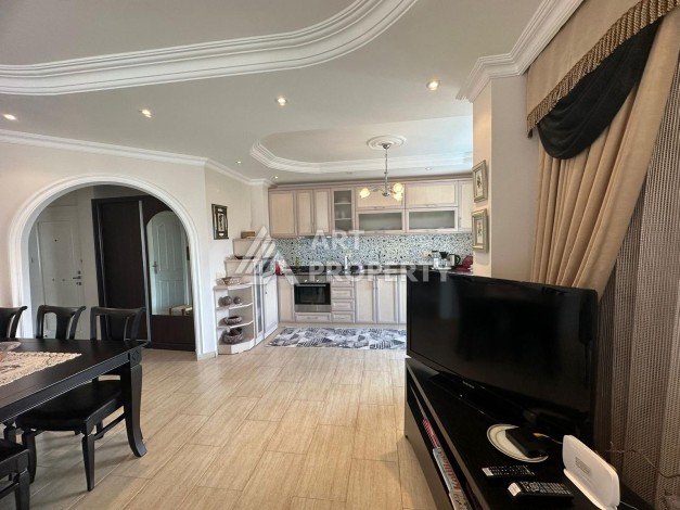 Просторная квартира 2+1 с видом на море в комплексе в районе Джикджилли — подходит под ВНЖ. - Ракурс 9