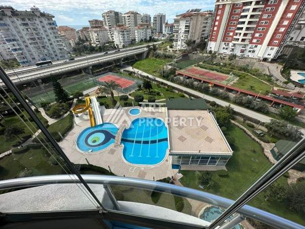 Просторная квартира 2+1 с видом на море в комплексе в районе Джикджилли — подходит под ВНЖ. - Ракурс 22