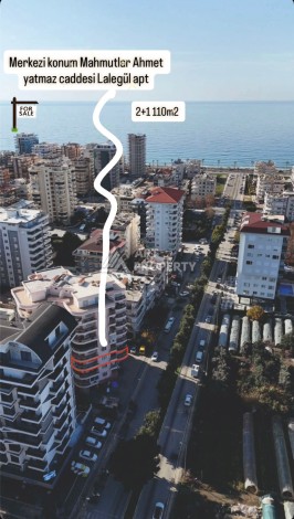 Просторная квартира 2+1 в 350 метрах от моря в районе Махмутлар. - Ракурс 19