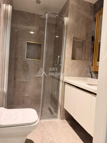 Современная квартира 1+1, 300 м до пляжа Клеопатра,в комплексе инфраструктурой. - Ракурс 10