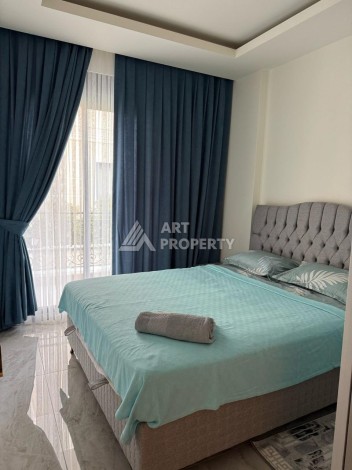 Стильная меблированная квартира 1+1 у пляжа Клеопатра, 55 кв.м. - Ракурс 6