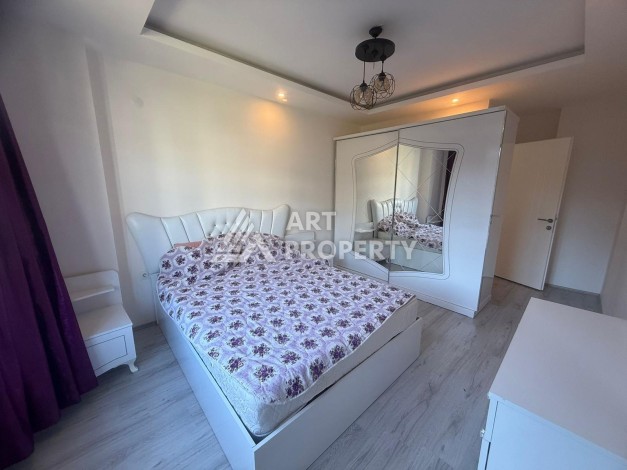 Просторная меблированная квартира 2+1 в элитном комплексе в районе Каргыджак — 300 метров до моря. - Ракурс 4