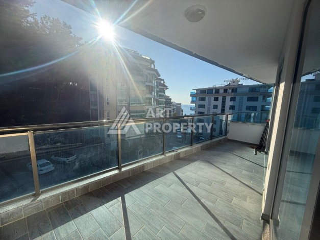 Просторная меблированная квартира 2+1 в элитном комплексе в районе Каргыджак — 300 метров до моря. - Ракурс 5