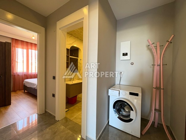 Квартира 1+1, 57 м², с видом на море, город и горы в Махмутларе - Ракурс 2