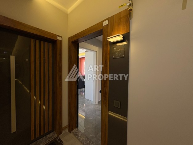 Квартира 1+1, 57 м², с видом на море, город и горы в Махмутларе - Ракурс 3