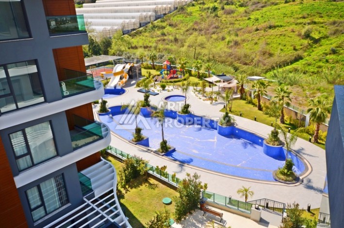 Дуплекс планировки 3+1 в современном комплексе в районе Каргыджак - Ракурс 19