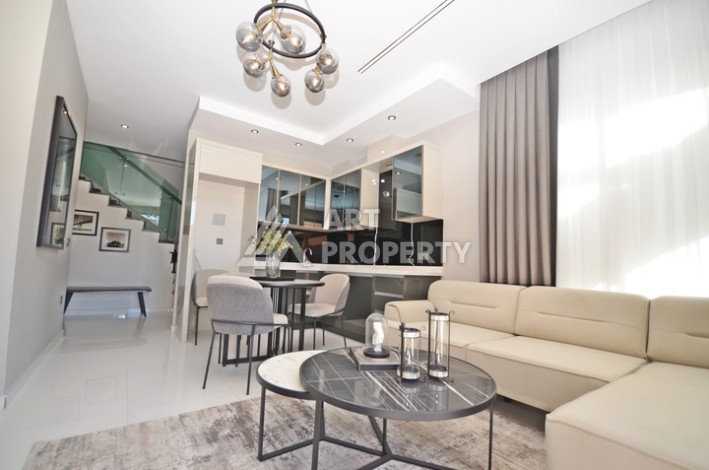 Двухуровневая квартира 2+1 с террасой. Каргыджак, Алания - Ракурс 7