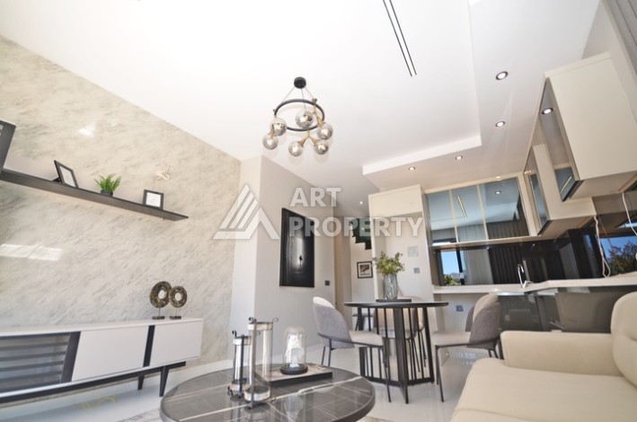 Двухуровневая квартира 2+1 с террасой. Каргыджак, Алания - Ракурс 8