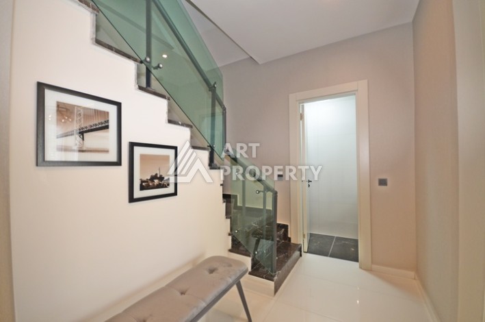 Двухуровневая квартира 2+1 с террасой. Каргыджак, Алания - Ракурс 10