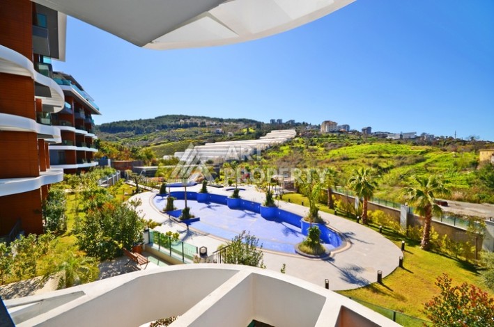 Двухуровневая квартира 2+1 с террасой. Каргыджак, Алания - Ракурс 18