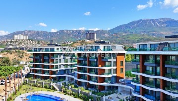 Квартира 2+1 в элитном ЖК, 85 кв.м. Каргыджак, Алания - Ракурс 1