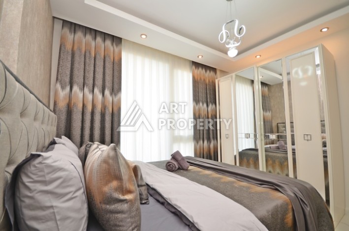 Квартира 2+1 в элитном ЖК, 85 кв.м. Каргыджак, Алания - Ракурс 12