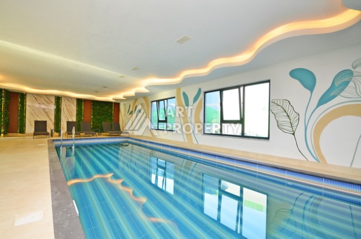 Квартира 2+1 в элитном ЖК, 85 кв.м. Каргыджак, Алания - Ракурс 14